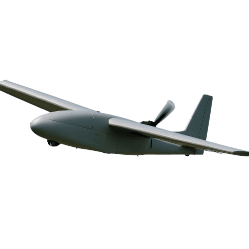 Fixed-wing surveillance drone